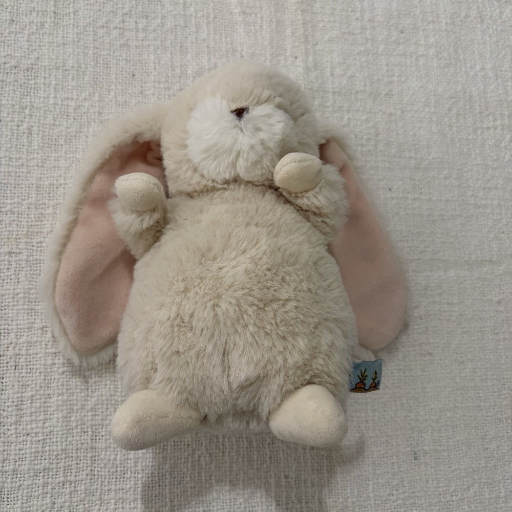 Bunnies by the Bay Cream Bunny Rabbit‎ Plush White Tiny Nibble 7 " Easter EUC